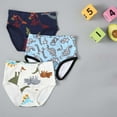 thumbnail image 2 of EnJoCho 3PCS Boys Cotton Underwear Ultra Soft Triangle Cut Stretchable Waistband Playful Cartoon Prints for Active Toddlers 2-8 Years, 2 of 4