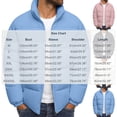 thumbnail image 4 of PNTUTB Fall Winter Men's Puffer Jacket Full Zip Stand Collar Coat Solid Color Quilted Casual Warm Comfort Trendy Outwear with Pockets, 4 of 7