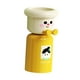 thumbnail image 2 of Vaso y soporte para cepillo de dientes, soporte para vaso de lavado, estante decorativo a prueba de polvo para enjuague bucal, organizador colgante de 1 pieza y amarillo, 2 of 8