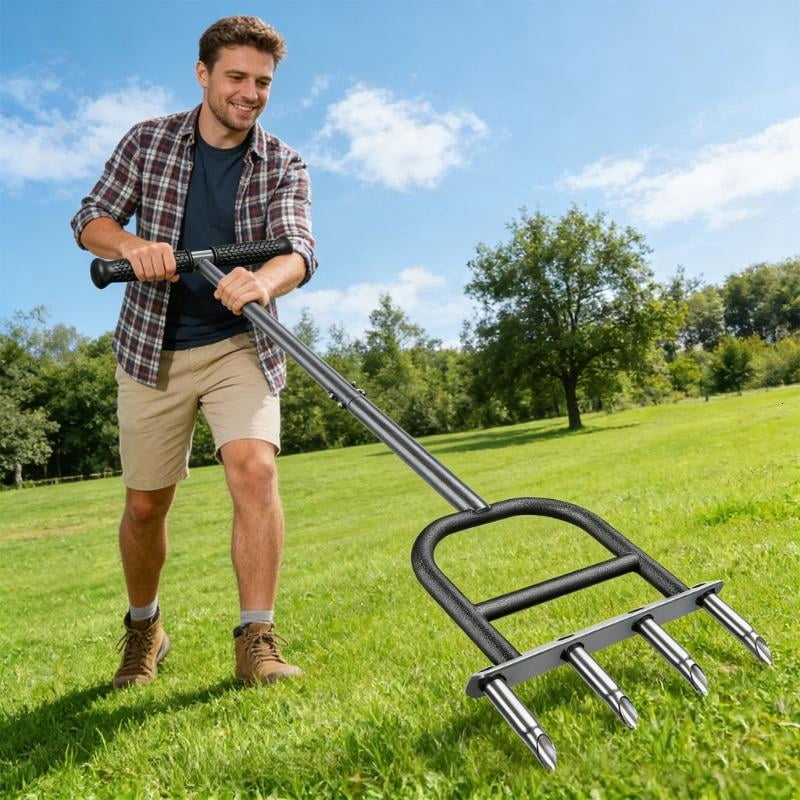 CEORPER Strong Steel Yard Coring Tool Perfect For Dense Soil Improvement