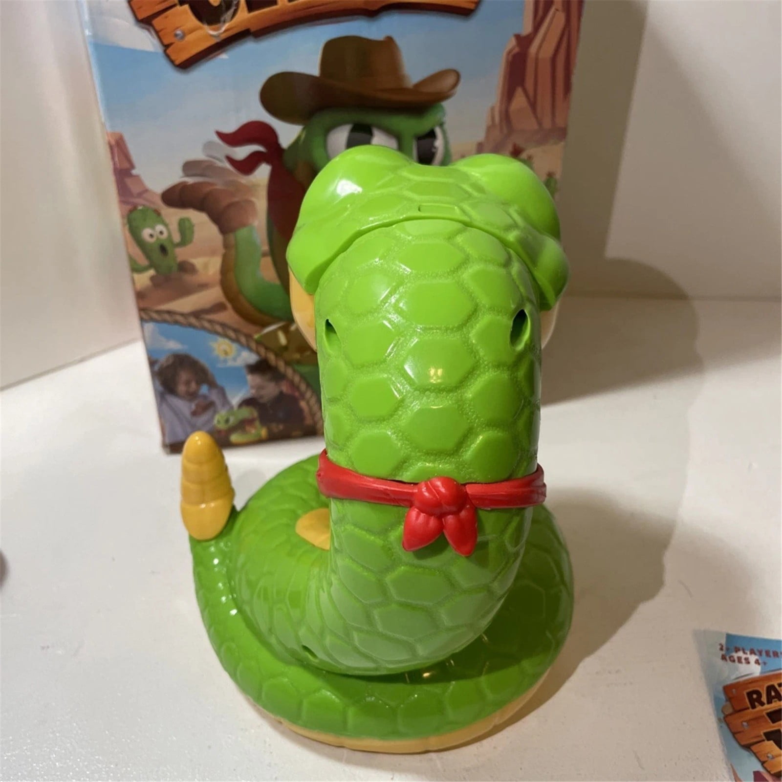 Rattlesnake, Jake, 6.3x8.3 Inch Electric Jake the Snake Game, Get the Gold Before He Strikes, 2-4 Players, Novelty Gifts for Birthdays and Holidays