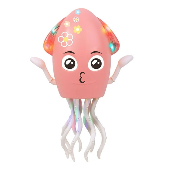Dancing Octopus toy, Electric Dancing Octopus Toy, Dancing Squid Toys, Automatic Obstacle Avoidance Sensor Toys, Upright & Crawling Two Modes, LED Lights & Music, USB Rechargeable
