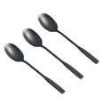 thumbnail image 1 of EeaseCA 3pcs Stainless Steel Ice Cream Spoons Tennis Racket Shape Coffee Spoon Creative Stirrer Tableware (Black), 1 of 7