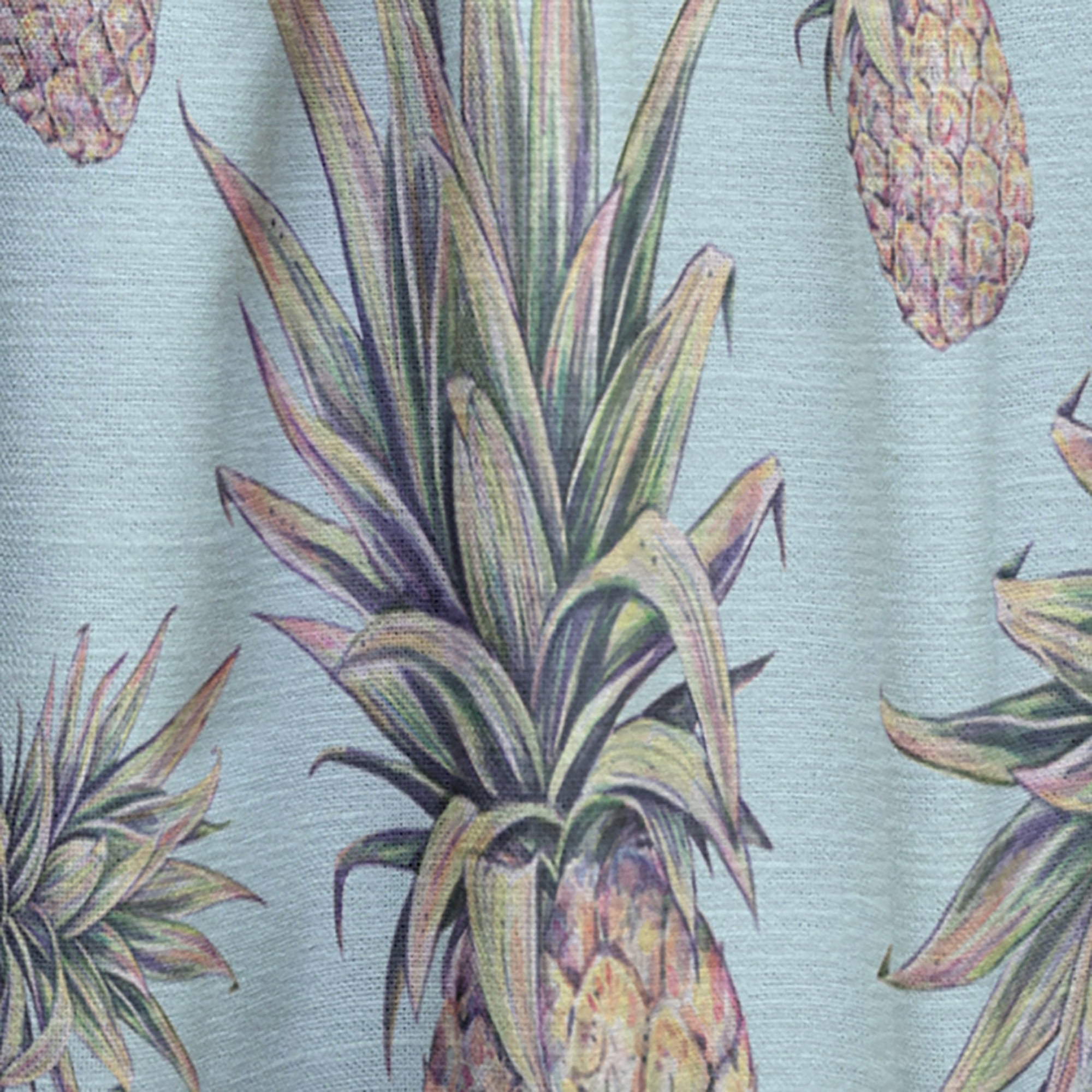 Designart 'Tropical Pineapple Mood VI' Tropical Curtain Panel