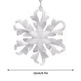 thumbnail image 2 of Ofertas Exclusivas, Adornos colgantes de copos de nieve para árbol de Navidad, accesorios de decoración para el hogar Akmoler, 2 of 5