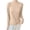 Khaki, variant on Women Raglan Shoulder Ribbed Mock Neck Slim Fit Long Sleeve Thermal Top Soft Skin-Friendly Windproof Warm Base Layer Multi Fresh Solid Color Winter Layering Shirt