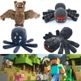 thumbnail image 3 of Mine-craft Bat Plush Toy Stuffed Animal 7" Soft Doll Children Gift, 3 of 5