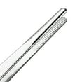thumbnail image 3 of 4Pcs 8 inch Stainless Steel Straight Blunt Tweezers Serrated Tip, 3 of 3