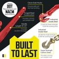 thumbnail image 3 of "DC Cargo Mall 3/8” Grade 70 Chain and Binder Kit |  Includes (2) Ratchet Binders and (2) Transport Chains | 6,600 lbs. Safe Working Load", 3 of 8