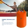 thumbnail image 6 of HBASD 1PC Floating Waterproof Dry Bag 10L/20L, Inflatable Boating Water Bag, Roll Top Sack Keeps Gear Dry for Kayaking, Rafting, Boating, Swimming, Camping, Hiking, Beach, Fishing (10L Orange), 6 of 8