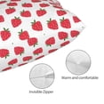 thumbnail image 3 of Kdxio Cotton Pillow Cases 20"x30" Pillowcases,Soft and Breathable Bedroom Pillow Cases-Cartoon Strawberry, 3 of 8