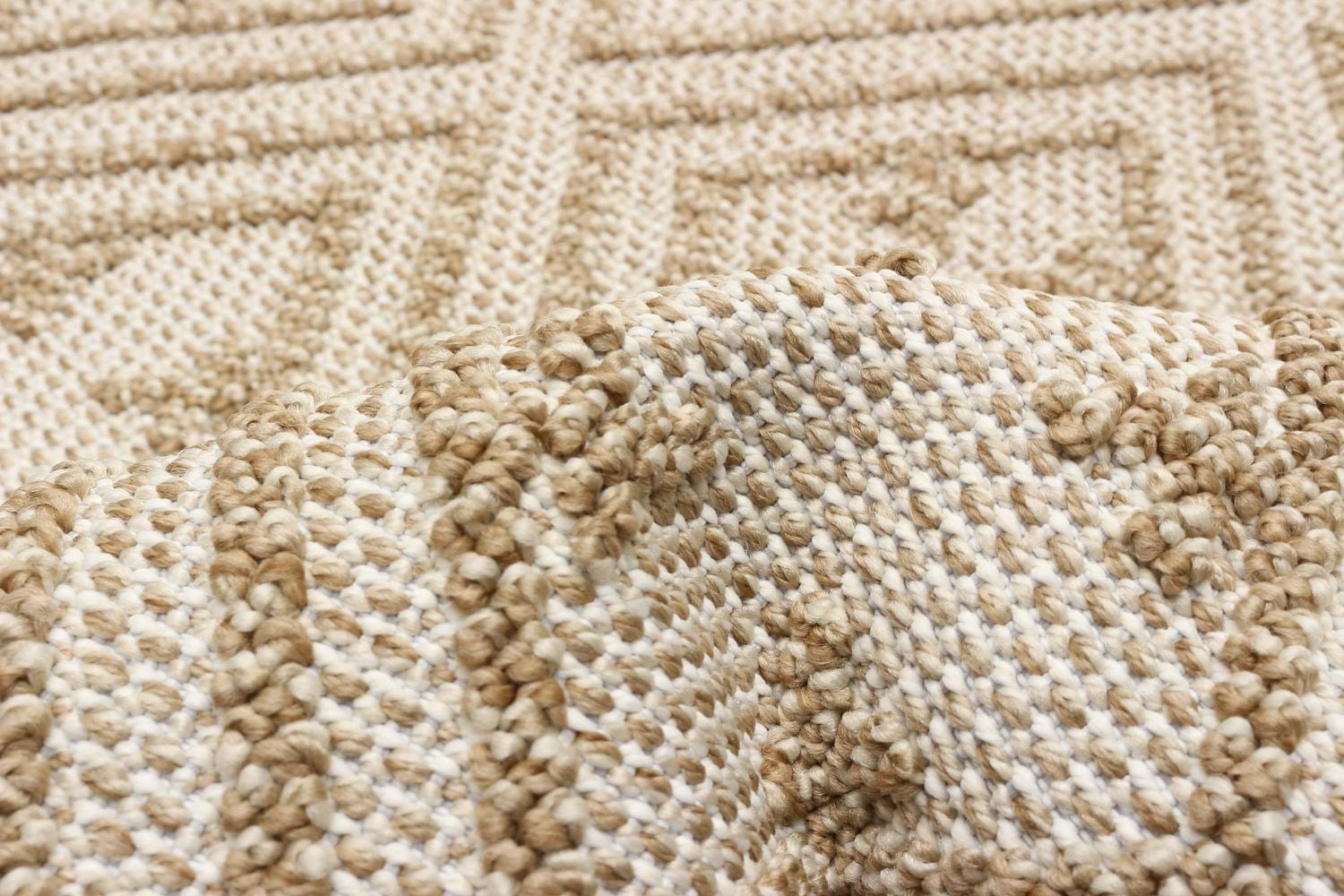 Tapis ECARPET Style Jute pour Chambre à Coucher, Salon, Salle à Manger Collection Hampshire