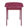 thumbnail image 4 of Hawthorne Collections Transitional Wood Outdoor Coffee Table in Red, 4 of 11