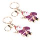 thumbnail image 4 of uds Santa llavero colgante coche de Navidad lindo colgante de moda lindo encanto decoraciones rosa rojo, 4 of 5