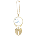 thumbnail image 1 of Taurus Constellation Sign Zodiac Car Keychain Angel Wing Pendant, 1 of 4