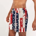 thumbnail image 4 of guisaled Mens Bathing Suits American Flag Swimming Trunks for Men Quick Dry Elastic Waisted Swim Shorts Lightweight Vacation Holiday Board Shorts, 4 of 6