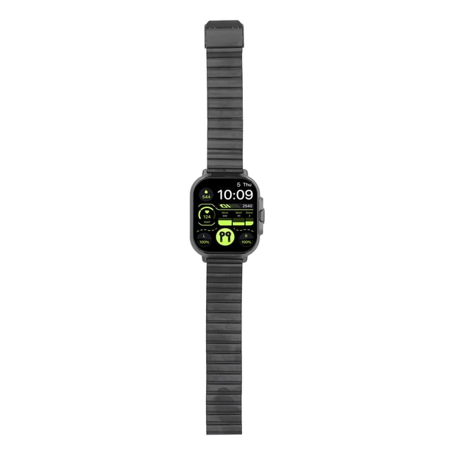 Montre Intelligente avec Écouteurs, Montre Intelligente HD 2,01 Pouces Traqueur de Santé et de Mise en Forme pour Hommes Femmes, Répondre Passer des Appels, Montre de Mise en Forme pour iOS pour Android