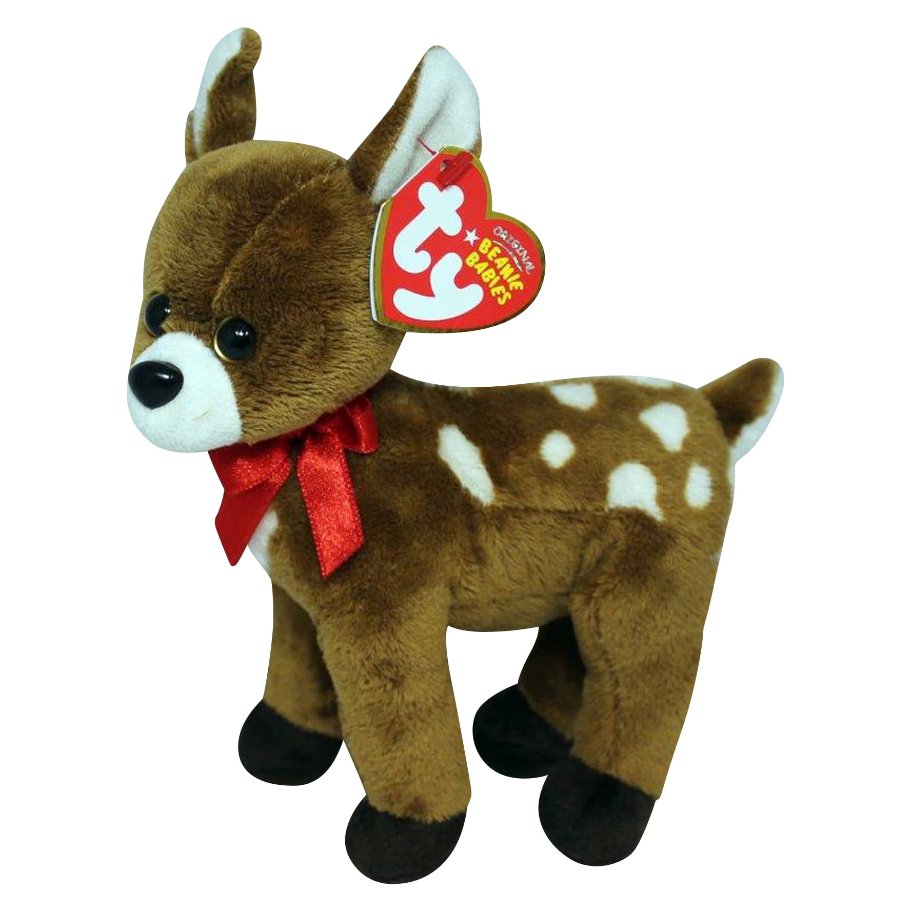 Ty Beanie Baby Chestnut the Reindeer Stuffed Animal MWMT's