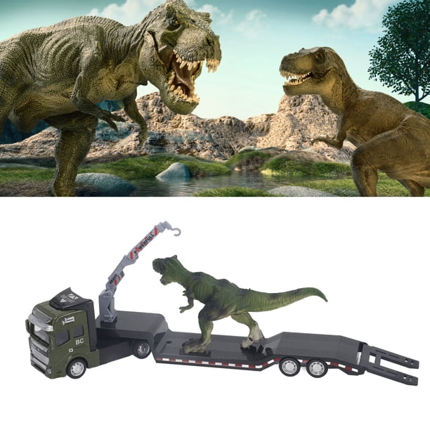 Juguete de Camión de Transporte de Dinosaurios 1:50 Juguete de Transporte de Camión de Dinosaurio de aleación de Simulación para Niños ANGGREK Otros