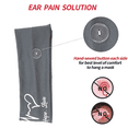 thumbnail image 3 of Headbands for Women with Buttons for Face Mask Ear Saver Headband for Nurses Elastic No Slip Hair Bands Workout grey, 3 of 5