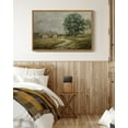 thumbnail image 5 of Drsoum Vintage 24x36in Natural Framed Landscape Canvas Wall Art Country Road Classic Wall Prints Modern Farmhouse Hallways Dining Rooms Bedroom Living Rooms Decor, 5 of 6