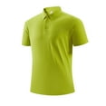 thumbnail image 1 of pstuiky Camisa de manga corta para hombre, Camisa/top de manga corta de negocios, de moda, informal, para correr, para hombre, de color liso, con solapa y manga corta ropa de hombre l, 1 of 8