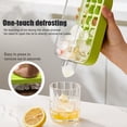 thumbnail image 4 of Zero Touch Press Ice Cube Mold，17/27OZ 2-In-1 Touch-Free Ice Cube Tray & Bottle,Ice Cube Making Bottle With Lid And Bin,Easy Ice Release For Freezer,For Coffee, Juice, And Beverages, 4 of 8