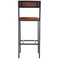 thumbnail image 5 of Beaumont Lane Rustic Industrial 31.5'' Contemporary Metal Bar Stool in Brown, 5 of 10