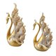 thumbnail image 4 of Resina Pareja Adornos De Cisne, Figuras De Estatuas De Pareja De Cisne Decoraciones Con Forma Vívida De Superficie Lisa Para La Boda En El Hogar, 4 of 7