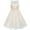 Beige, variant on Flower Girl Dress Tea Length Champagne Wedding Bridesmaid 6 Years