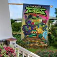 thumbnail image 5 of Tortugas Ninja Adolescentes Mutantes -bandera de jardín temática. Regalo perfecto para fans, amigos y familiares, ideal para actividades al aire libre y decoración de fiestas.45CM*100CM, 5 of 5
