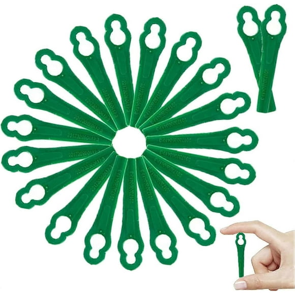 Replacement Plastic Blades, 80 Plastic Edger Blades, Plastic Lawn Mower Blades