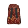 thumbnail image 3 of Rateoe Christmas Tree On A Red Background Pattern Double Clamshell Pen Case, Storage Organizer with Two Zipper Compartments– Holds Up to 50 Pencils & Pens, 3 of 7
