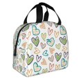 thumbnail image 3 of ZICANCN Insulated Lunch Bag for Women Men,Lovely Love Graffiti Reusable Cute Lunch Bags for Picnic School Work Office, 3 of 8