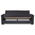 thumbnail image 6 of Ottomanson Origins Pro Sofa Bed with Storage 74", Black Microfiber, 6 of 10