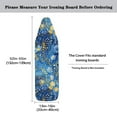 thumbnail image 5 of HELLHERO Floral Ironing Board Cover, Soft Ironing Board Cover, Non Stick Scorch and Stain Resistant Standard Size 15x54 Inch with Elastic Edges, 5 of 5