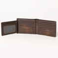 thumbnail image 5 of AMERICAN TANNER Genuine Leather Hand Burnished Bifold Wallet For Men Women H3.5 X W4.75 X D0.5, 5 of 6
