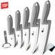 thumbnail image 1 of Myvit Ceramic Knives Set, Knives de Cocina de Cerámica de 6 Piezas con Tapas, Cuchillo de chef de 6", Cuchillo de Pan Dentado de 6", Cuchillo Paring de Frutas de 5",4",3" y Pelador, 1 of 5