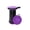 Purple-black, variant on Portable Telescoping Folding Stool, Adjustable Height Retractable Camping Stool, Max Load 400lbs, for Outdoor Travel Fishing, Blue/Purple/Green