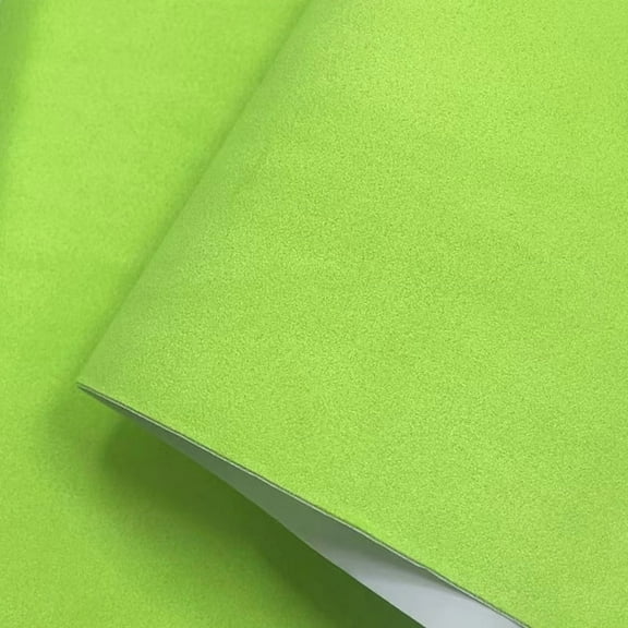 Namzi Self-Adhesive Suede Look Fabric 40*150cm Light Green Self-Adhesive Fabric, Car Interior Fabric for Decoration, Suede Fabric with Strong Adhesion, 1 Piece