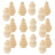 thumbnail image 4 of 20PCS DIY Wooden Christmas Ornaments Blank Snowman Tree Craft Decor for Holiday Creative Projects and Decorations Making, 4 of 5