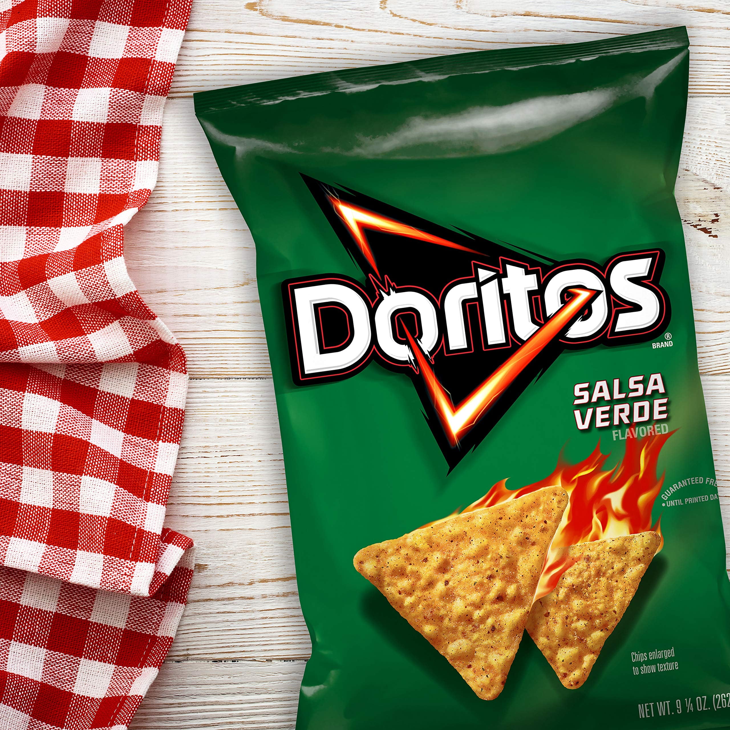 2X-Doritos Salsa Verde Flavored Tortilla Chips - 9.25 oz