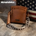 thumbnail image 5 of Montana West Crossbody Purses and Handbags for Women Double Compartments Cross Body Bag with Adjustable Strap, Dark Brown, 5 of 6