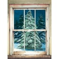thumbnail image 2 of Rossini, John 25x32 Black Ornate Wood Framed with Double Matting Museum Art Print Titled - Holiday Window, 2 of 4