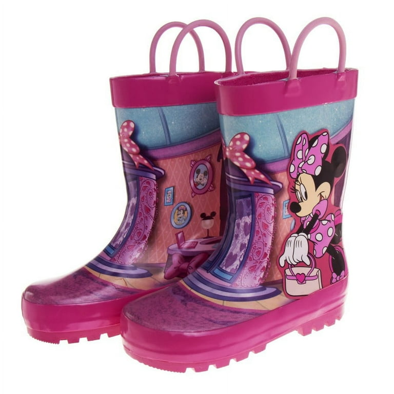 Minnie mouse rain shop boots walmart