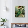 thumbnail image 4 of Acheng St Patrick's Day Canvas Wall Art Scroll Painting, Four-Leaf Clover, Dwarf, Girl Scroll Hanging Painting Panoramic Landscape Bathroom, Living Room, Bedroom, Office Wall Decoration pattern1, 4 of 5