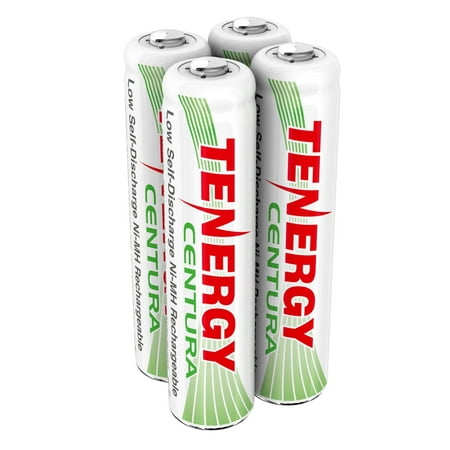 Tenergy Centura AAA Low Self-Discharge (LSD) NiMH Rechargeable Batteries, 1 Card 4xAAA 4