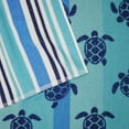 Mainstays Blue Turtles & Stripes Beach Towels (2 Count)