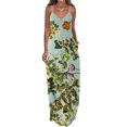 thumbnail image 1 of SMihono Robe d'Été Bohème pour Femmes Grande Taille Robes d'Été Décontractées Boho Imprimé Cerceau Robe Longue Maxi de Plage avec Poches, 1 of 5