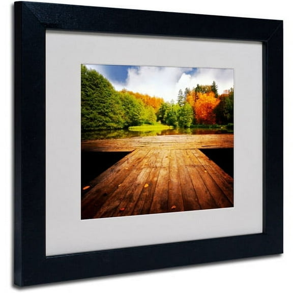Trademark Fine Art "October" Canvas Art by Philippe Sainte-Laudy, Black Frame